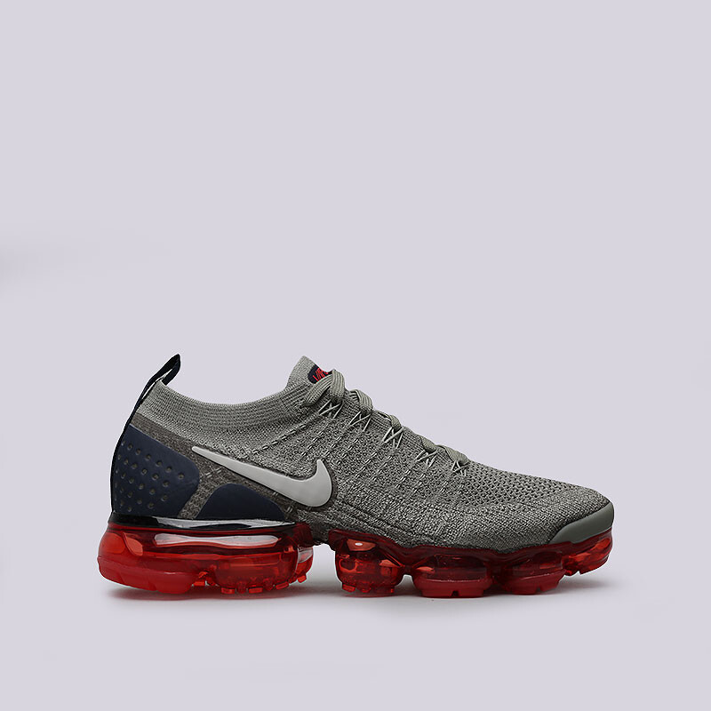 

Мужские кроссовки Nike Air Vapormax Flyknit 2, зеленый/красный