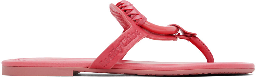 

Розовые сандалии Hana See by Chloé