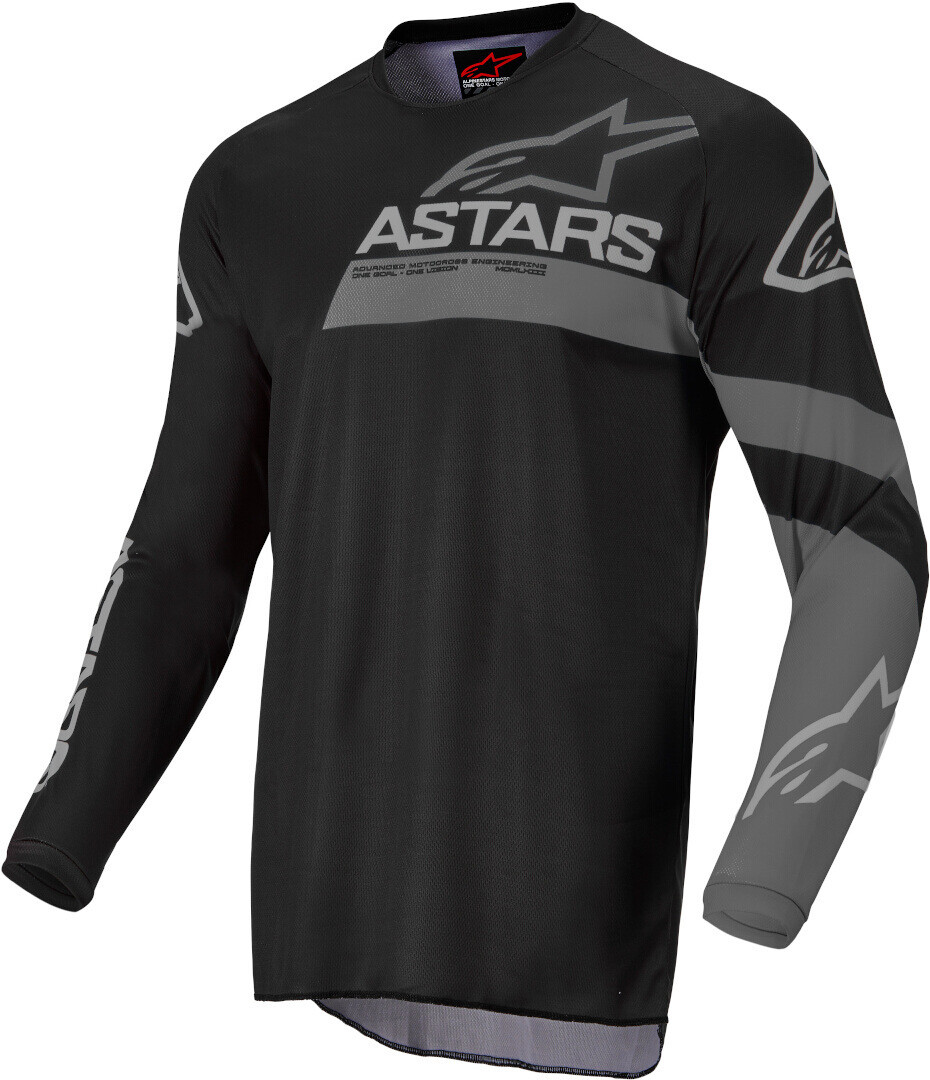 

Мотокросс джерси Alpinestars Racer Graphite Youth, черный/серый