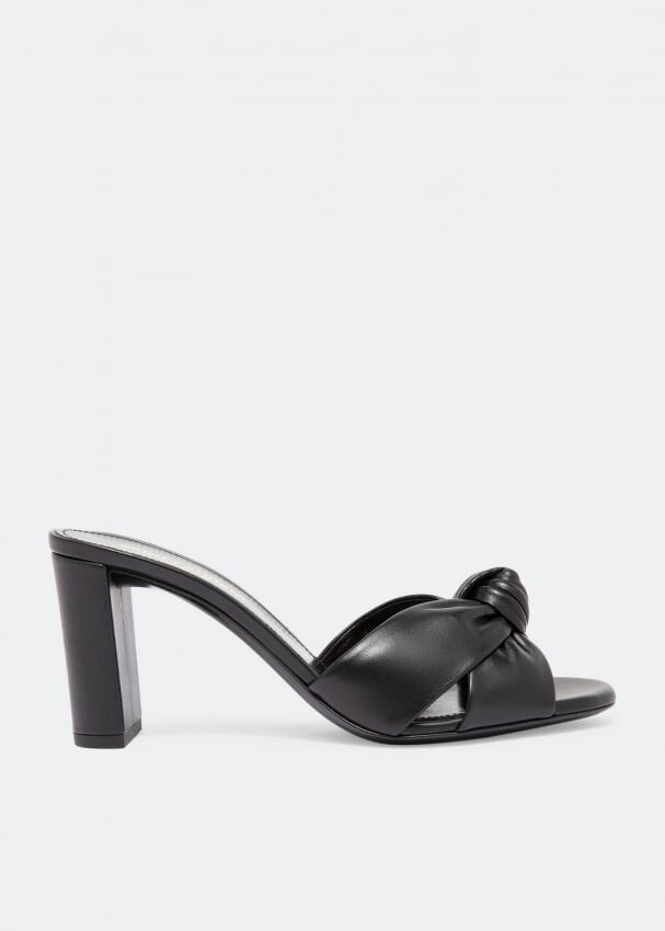 

Мюли SAINT LAURENT Bianca mules, черный