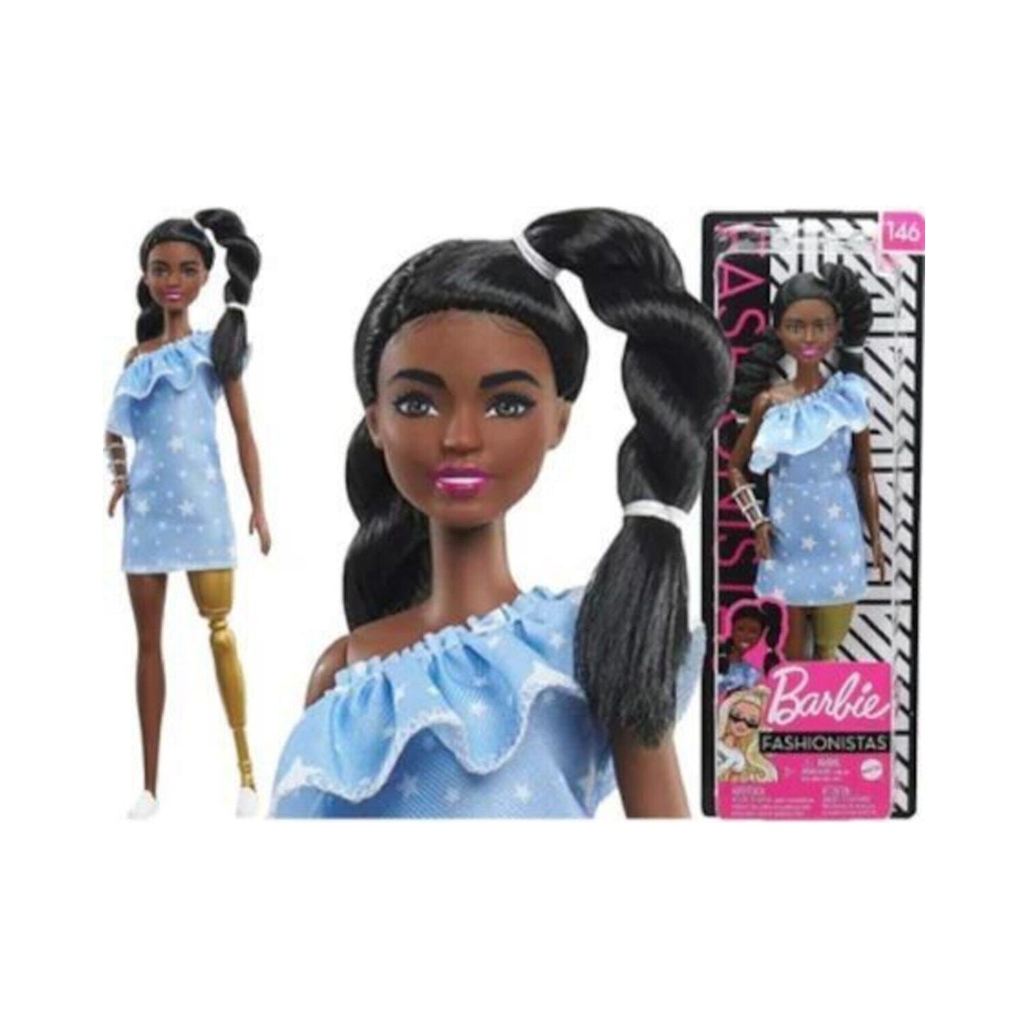 цена Куклы и аксессуары Barbie Fashionistas FBR37