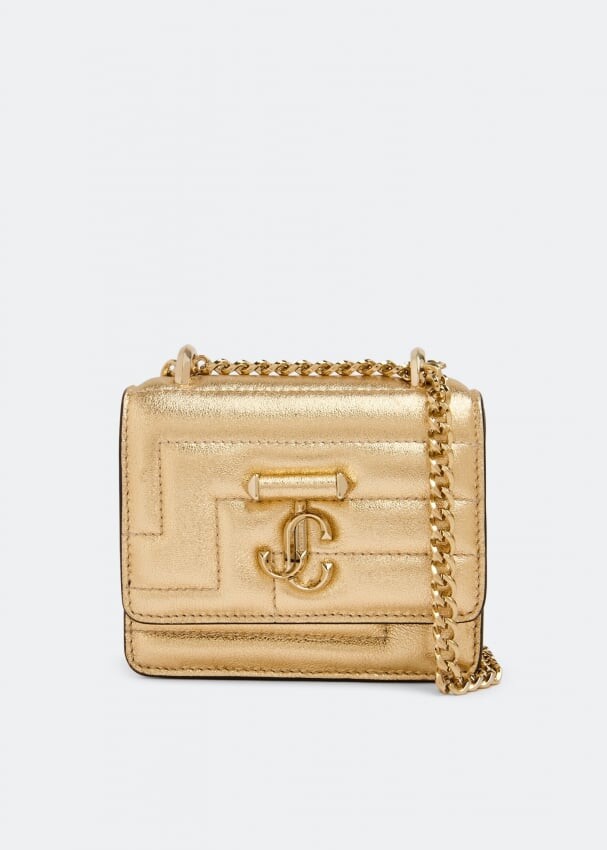

Сумка JIMMY CHOO Micro Varenne Avenue shoulder bag, золотой
