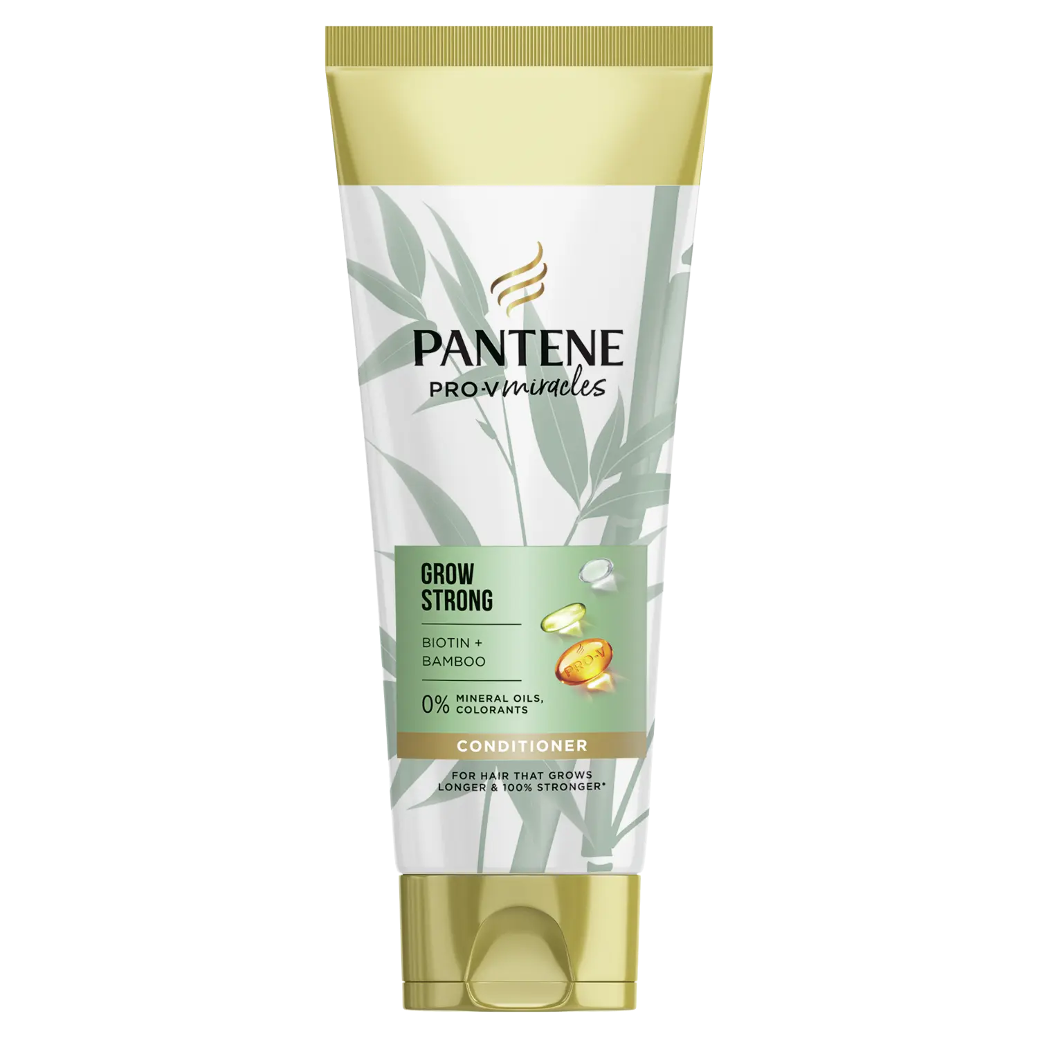 

Pantene Grow Strong кондиционер против выпадения волос с бамбуком и биотином, 200 мл