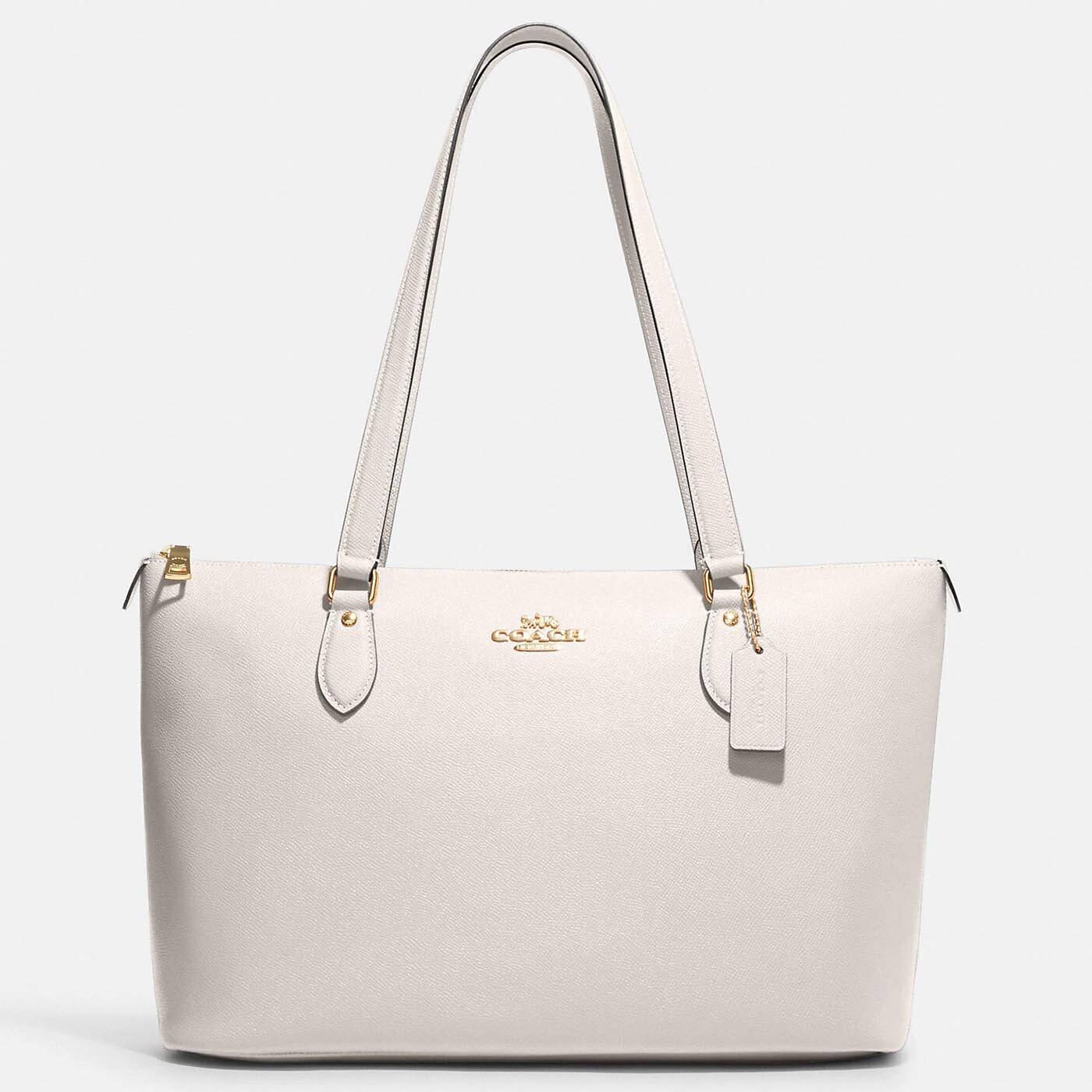 

Сумка-тоут Coach Outlet Gallery, светло-кремовый
