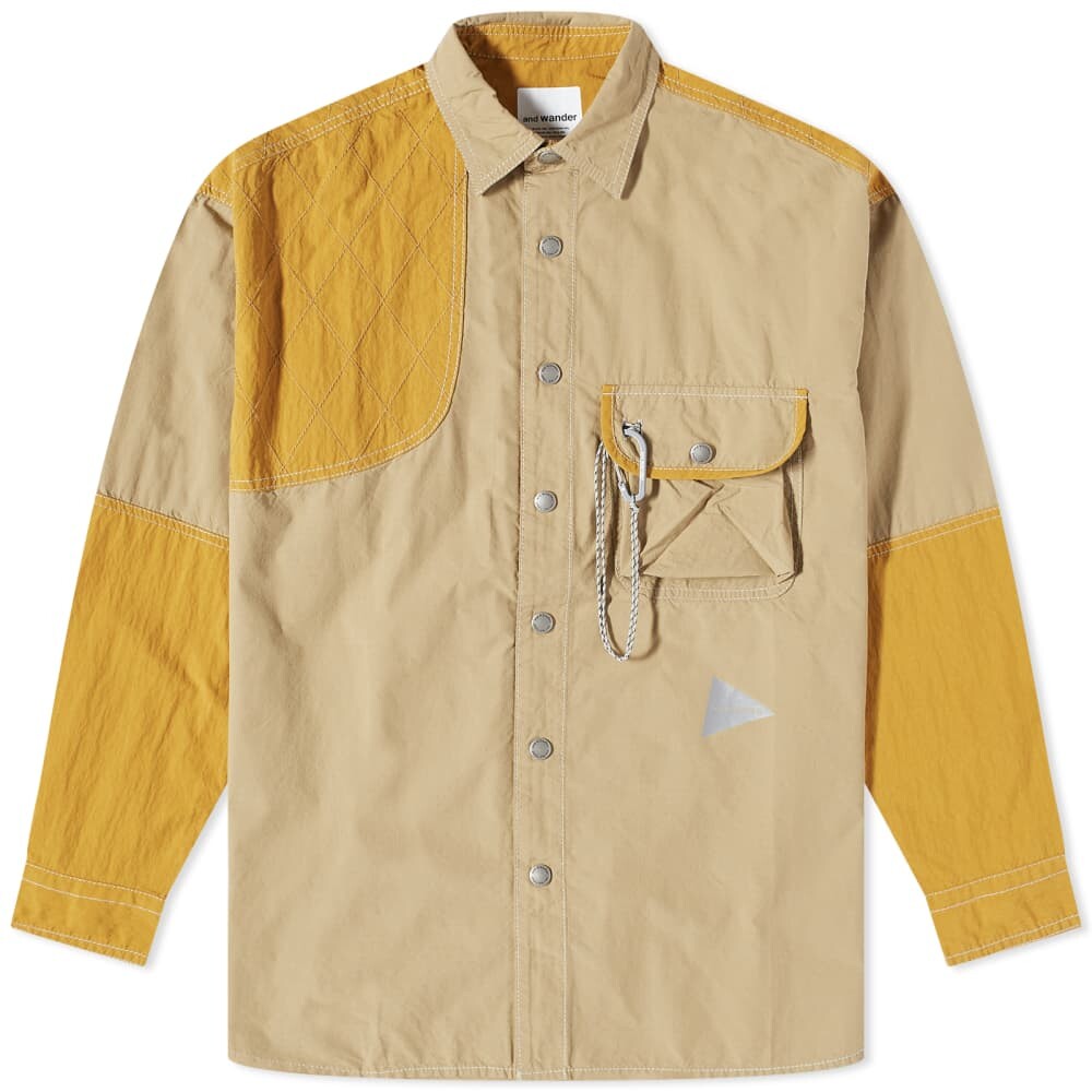 

Рубашка And Wander Cordura Ripstop Mix Shirt