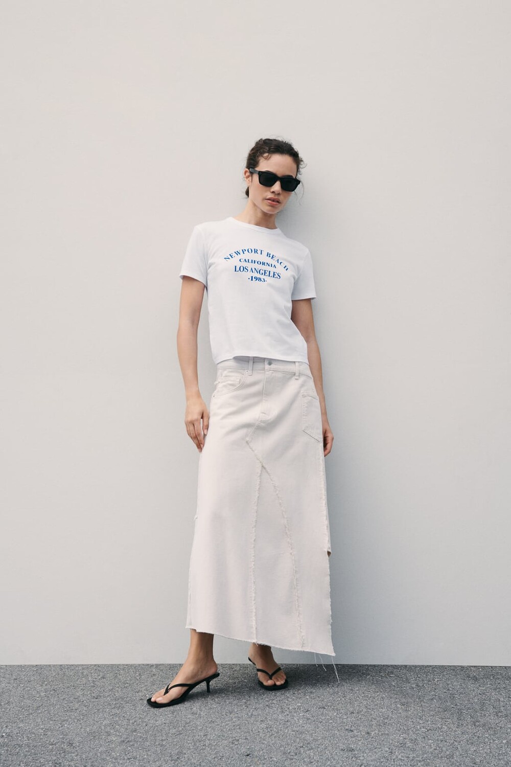 

Футболка с слоганом ZARA, белый