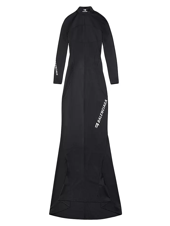 

Спортивное платье B Balenciaga, черный