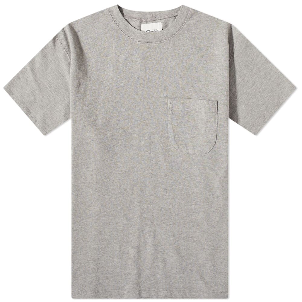 

Футболка Drake's Pocket Flame Tee, Серый