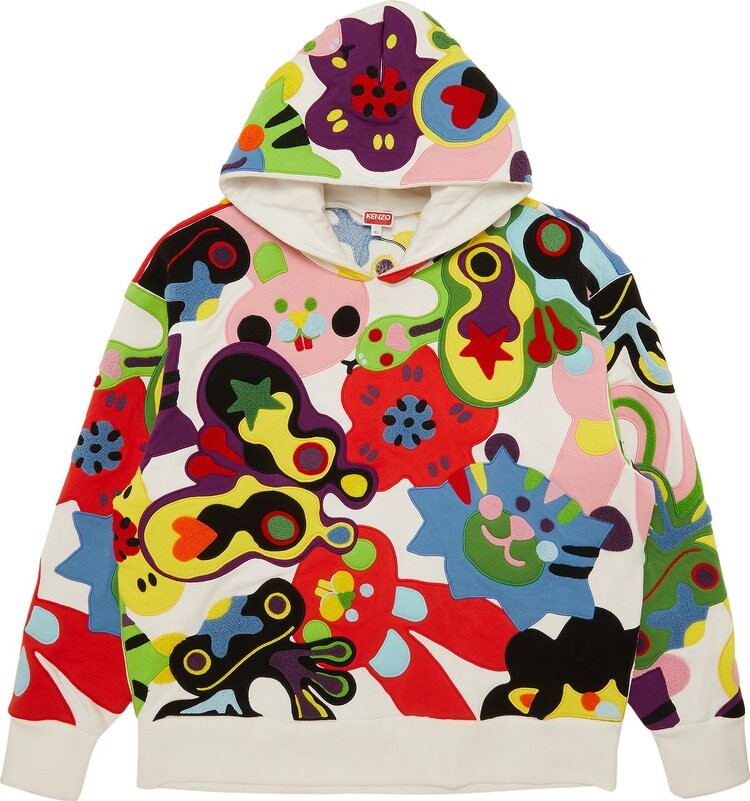 

Худи Kenzo Oversized Hoodie Multicolor, разноцветный