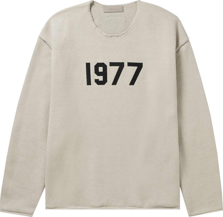 Свитер Fear of God Essentials Raw Edge Sweater 'Wheat', кремовый - фото