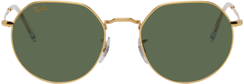 

Золотые солнцезащитные очки Джека Ray-Ban