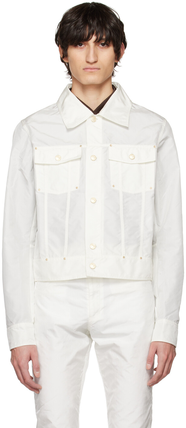 

Эксклюзивная куртка SSENSE Off-White с воздушной подушкой Kanghyuk, Белый