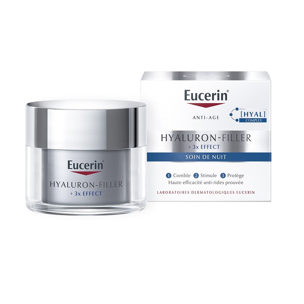 

Eucerin Hyaluron-Filler + 3x Effect ночной крем против морщин 50мл