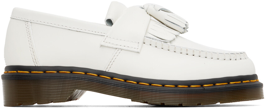 

Белые лоферы Adrian Dr. Martens