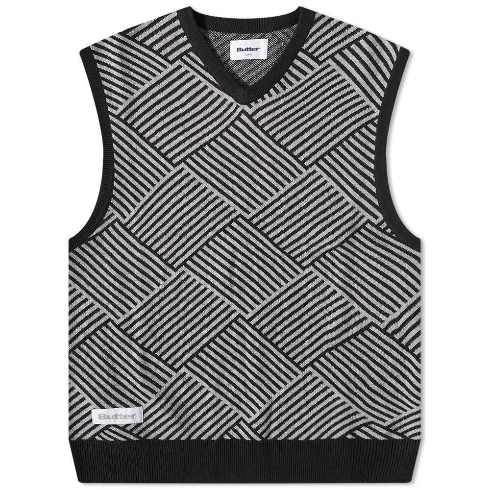 

Джемпер Butter Goods Parquet Knit Vest, Серый