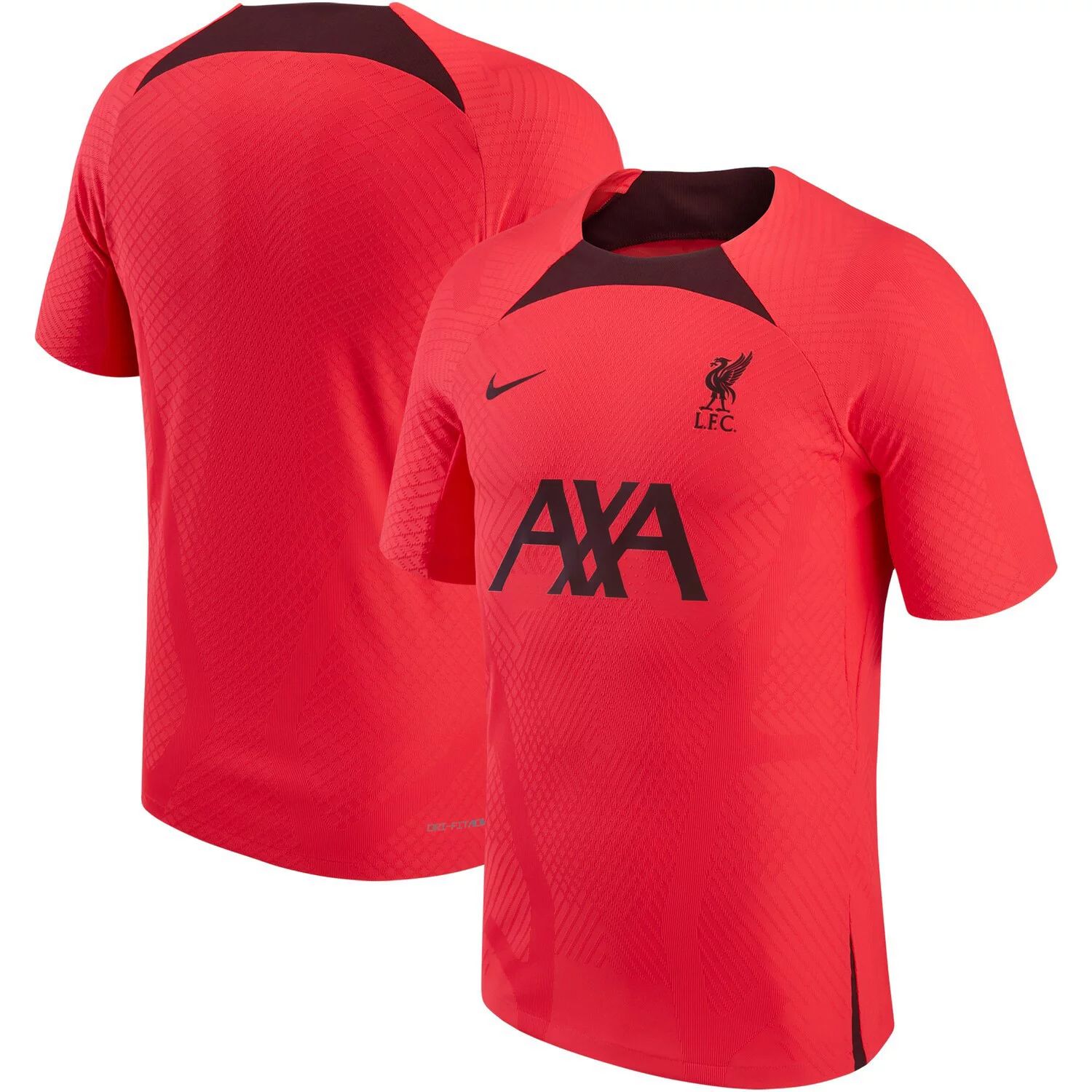цена Мужской красный спортивный топ Liverpool Advance Strike реглан Nike