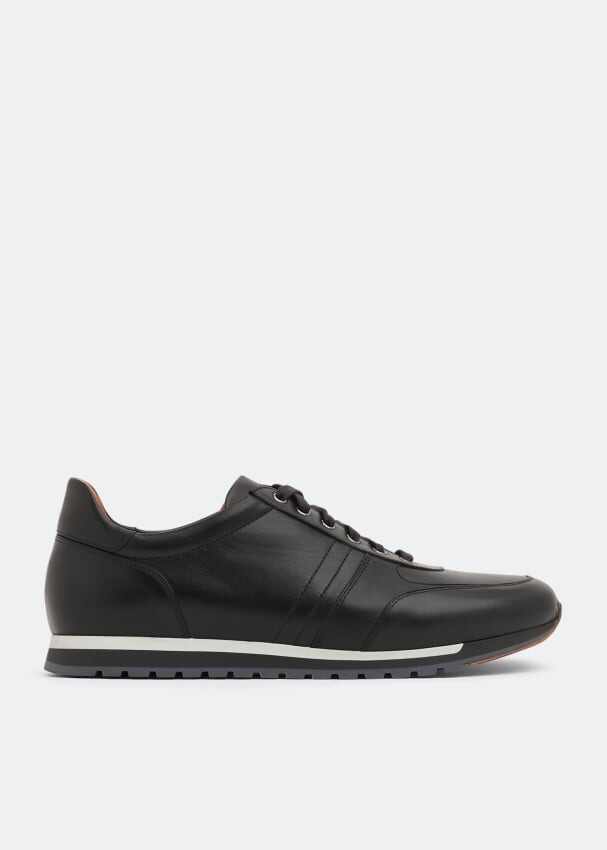 

Кроссовки MAGNANNI Leather sneakers, черный