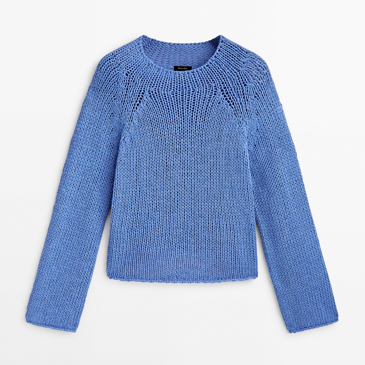

Свитер Massimo Dutti Cropped Knit, синий