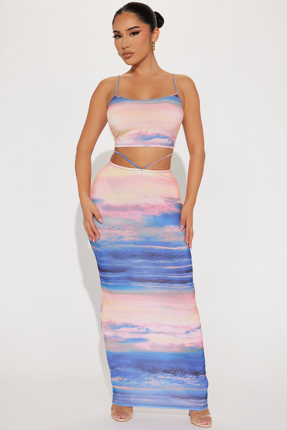 

Юбка Fashion Nova HKTS22185, синий