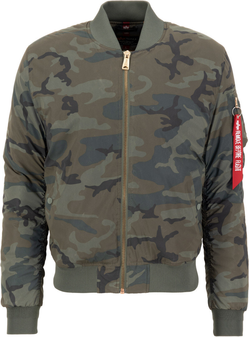 

Куртка Alpha Industries MA-1 VF 59 Reflective Camo, лесистая