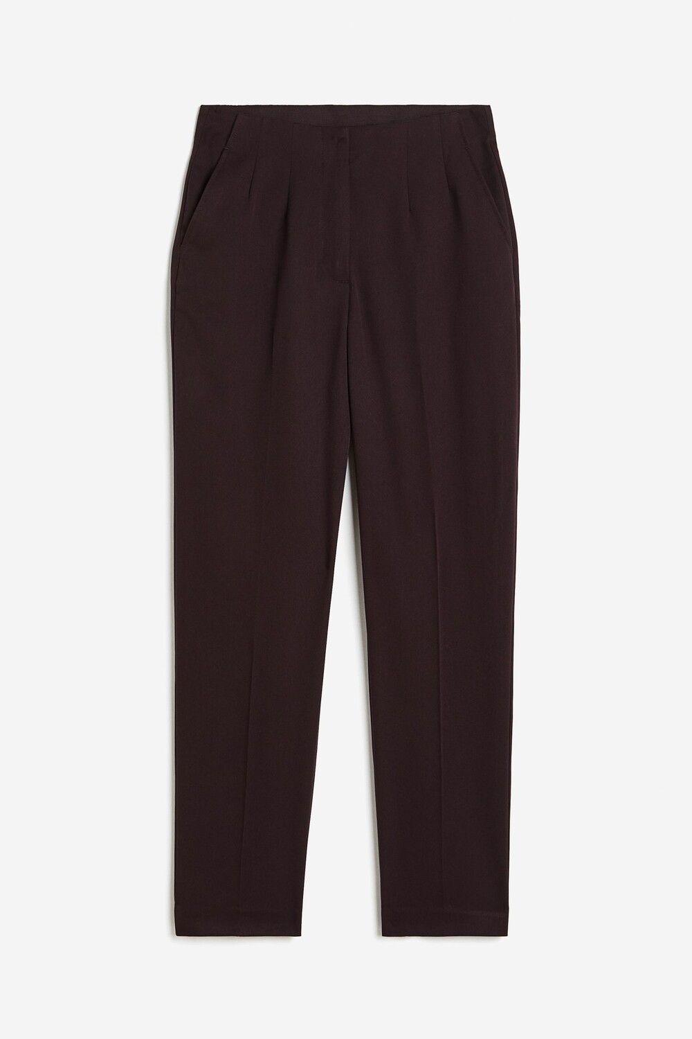 

Брюки H&M Tapered, темно-бордовый, Красный