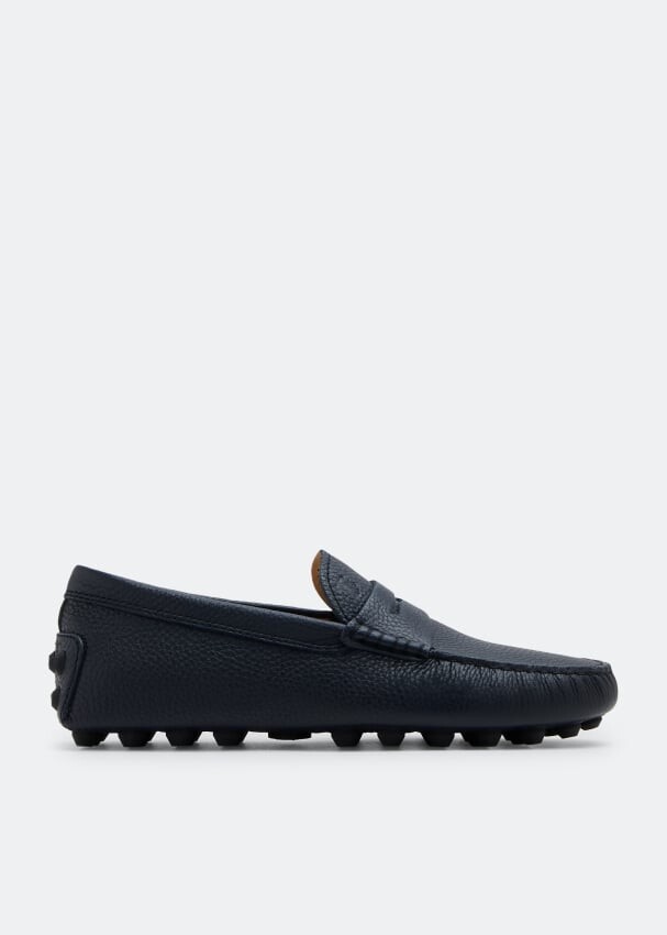 

Лоферы TOD'S Gommino Bubble driving loafers, синий