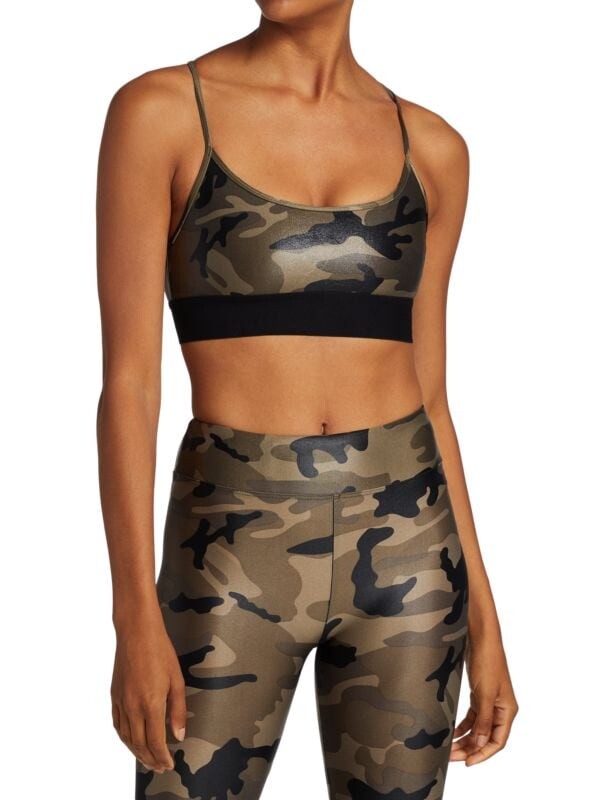 

Спортивное Бра Koral с камуфляжным принтом, camo