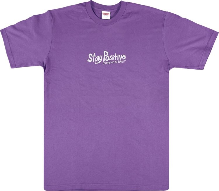 

Футболка Supreme Stay Positive Tee 'Purple', фиолетовый