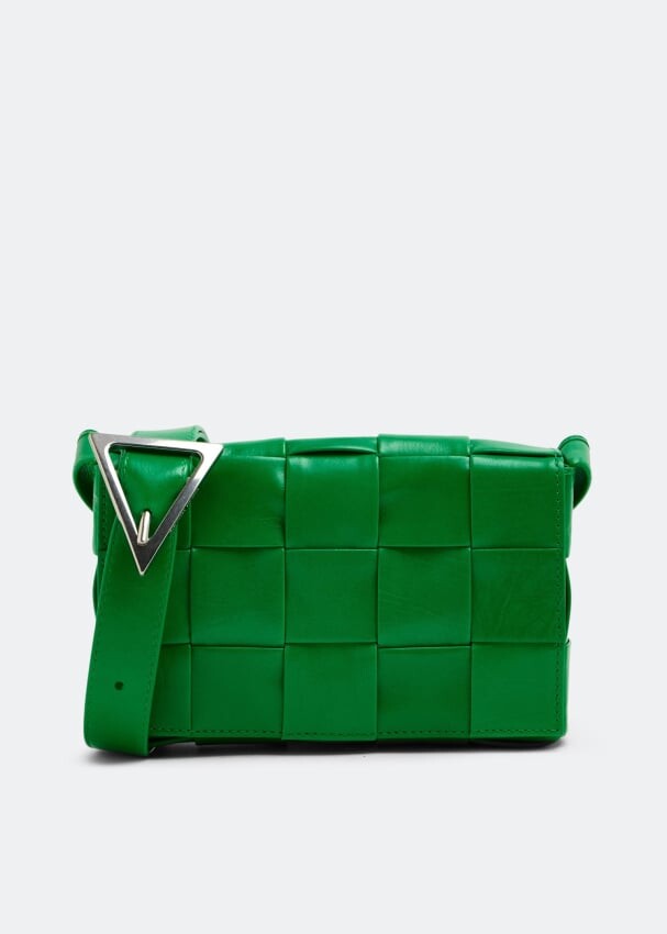 

Сумка BOTTEGA VENETA Small Cassette bag, зеленый