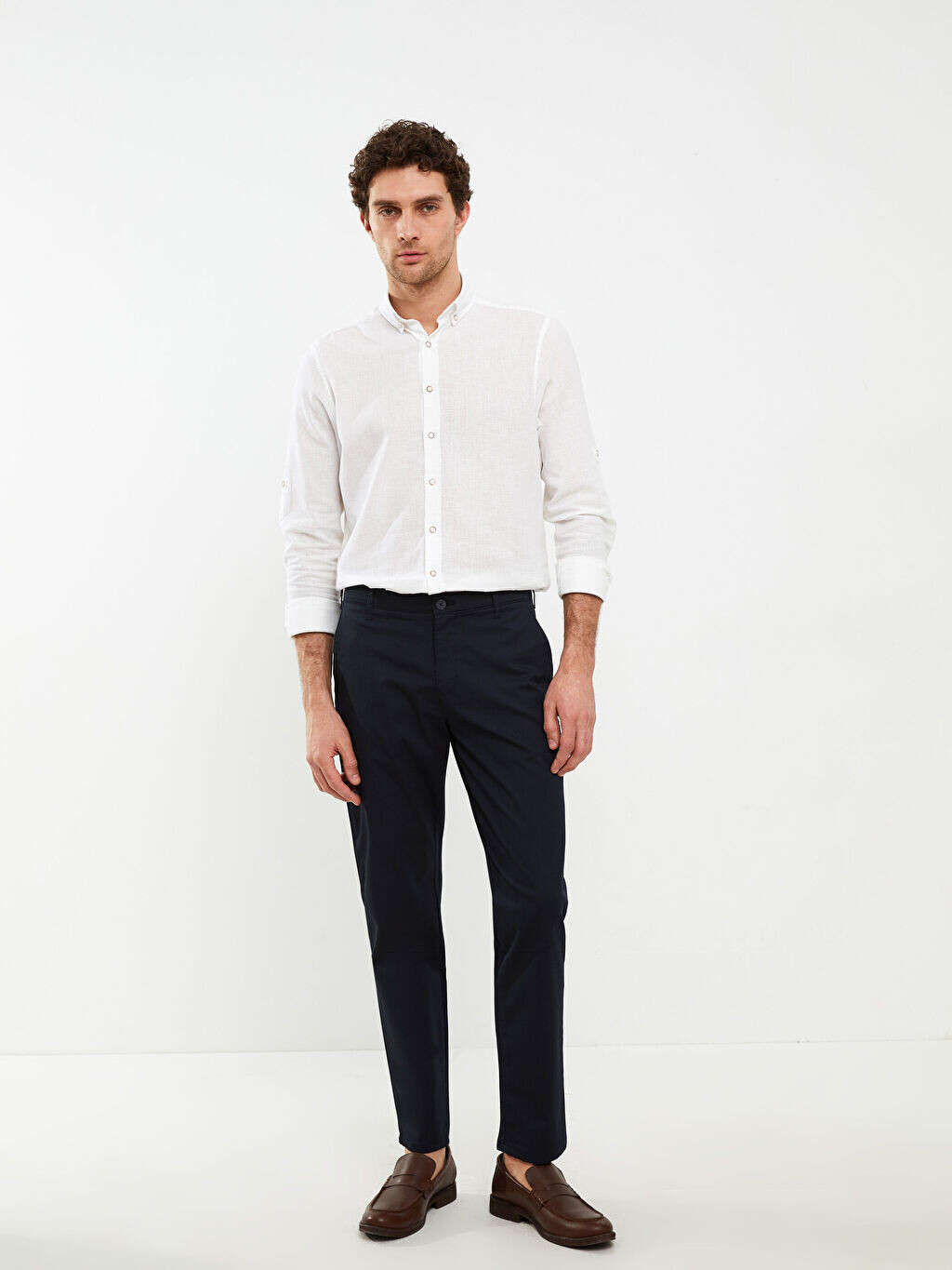 

Мужские брюки чинос Slim Fit из габардина LCWAIKIKI Classic