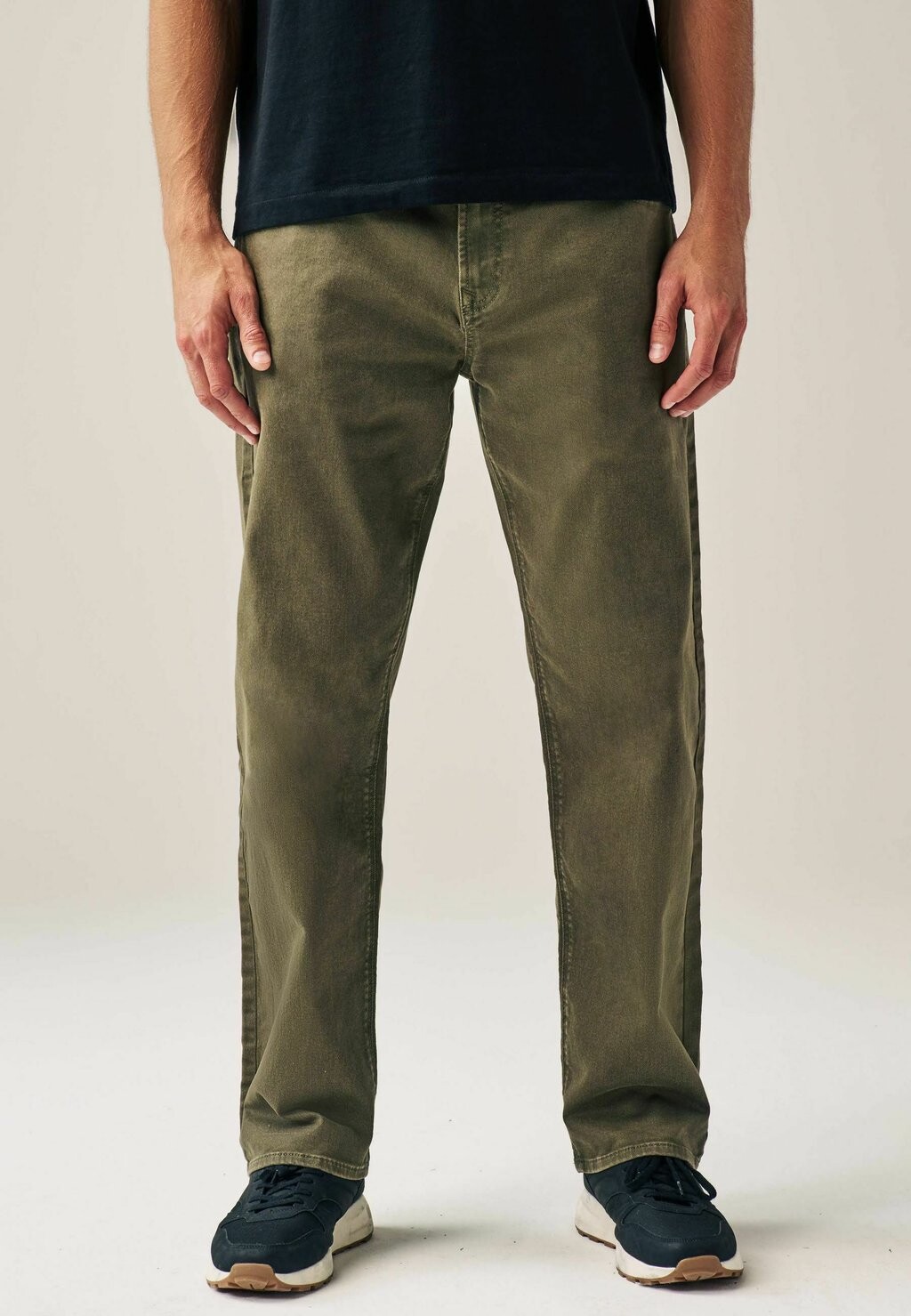 

Зауженные джинсы COLOURED STRETCH Next, хаки