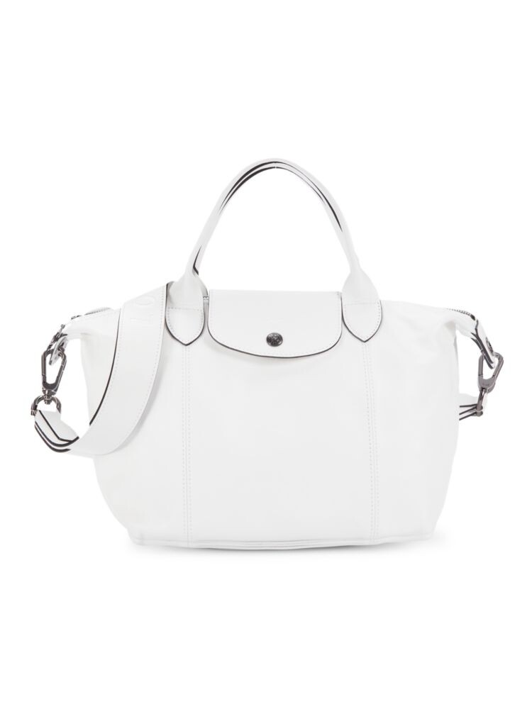 

Кожаная двусторонняя сумка-тоут Longchamp, белый