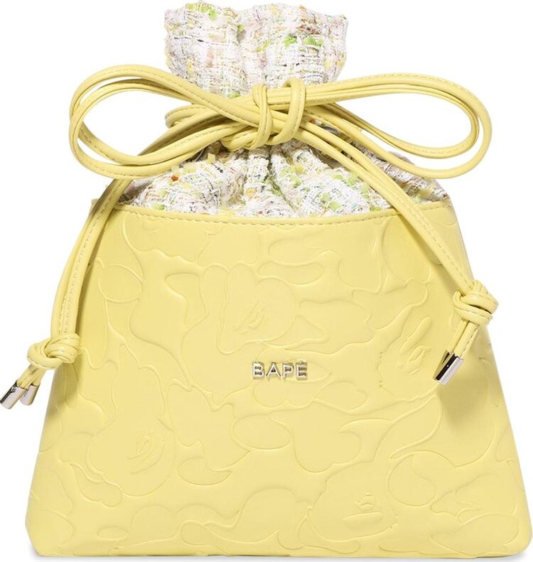 

Сумка BAPE Solid Camo Drawstring Bag Yellow, желтый