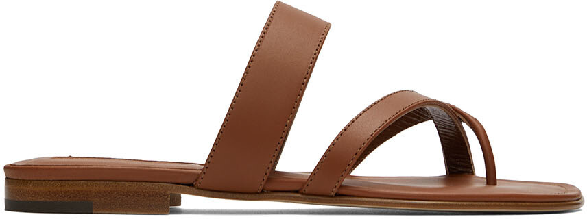 

Коричневые сандалии Susa Manolo Blahnik