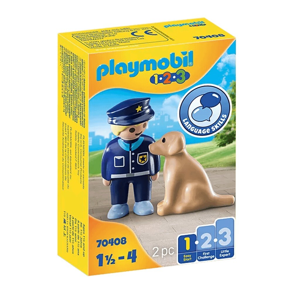 

Конструктор Playmobil 70408 Полицейский с собакой
