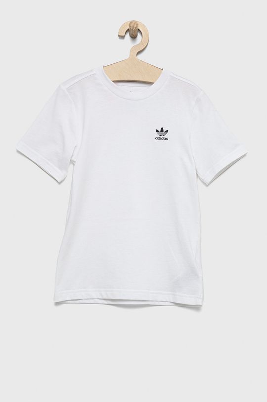 Хлопковая футболка для детей adidas Originals, белый