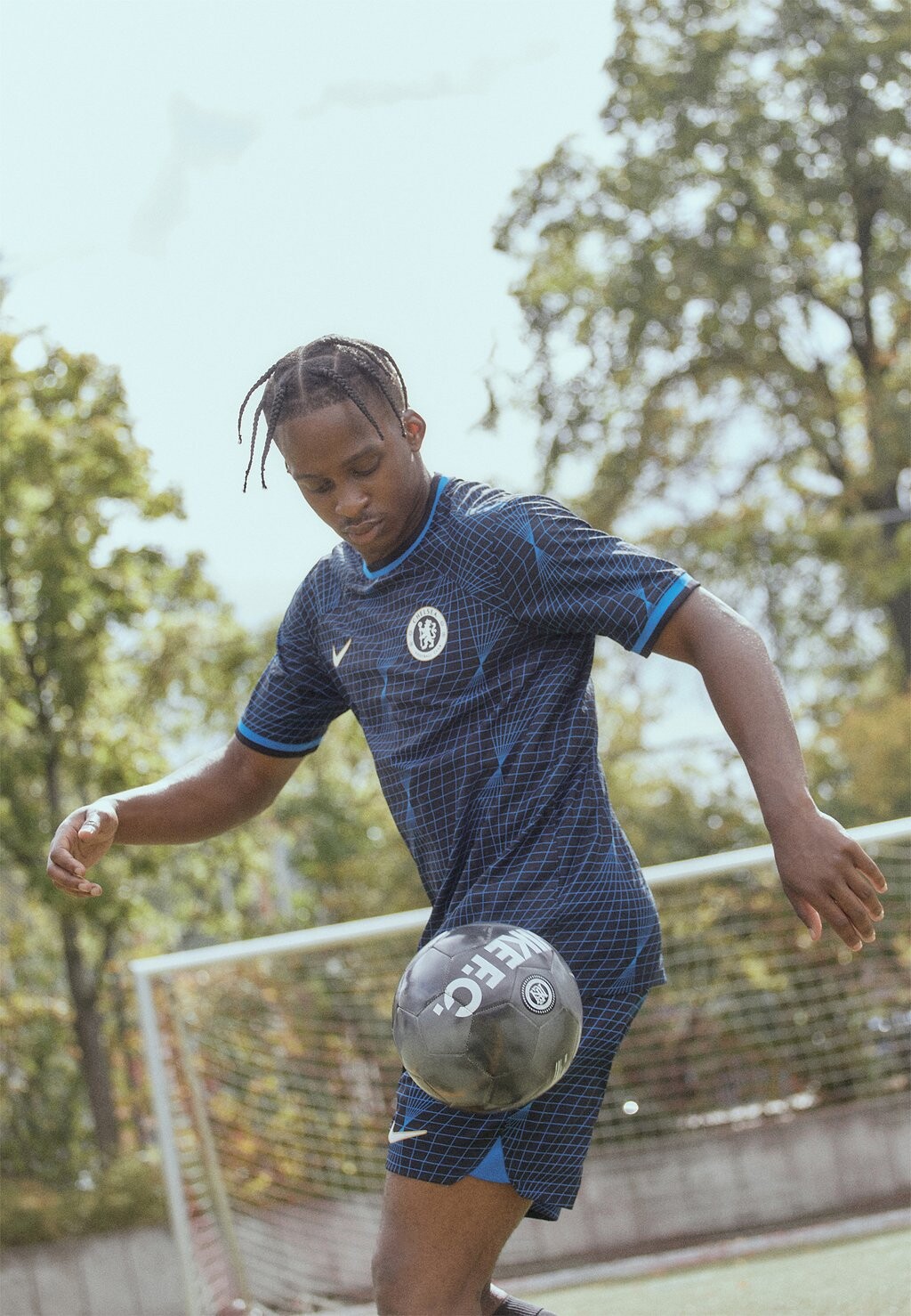 

Команда Chelsea London Match Away Nike, цвет soar/club gold/white