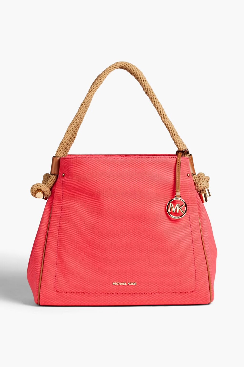 

Сумка-тоут из хлопкового полотна Michael Michael Kors, фуксия