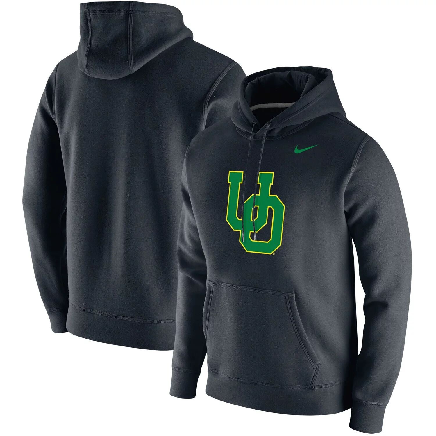 

Мужской черный пуловер с капюшоном и логотипом Oregon Ducks Vintage School Nike