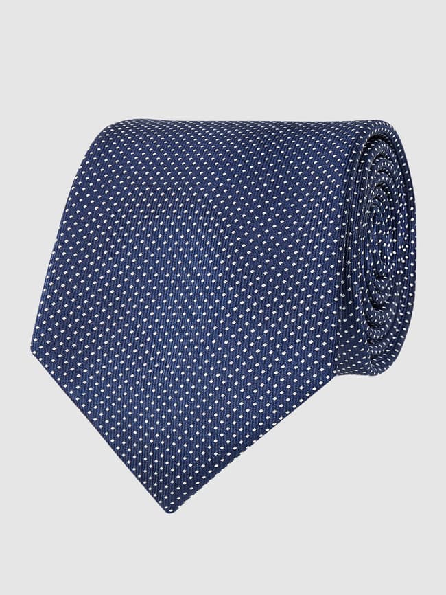 Шелковый галстук с узором по всей поверхности Willen, темно-синий топ с узором по всей поверхности s oliver темно синий