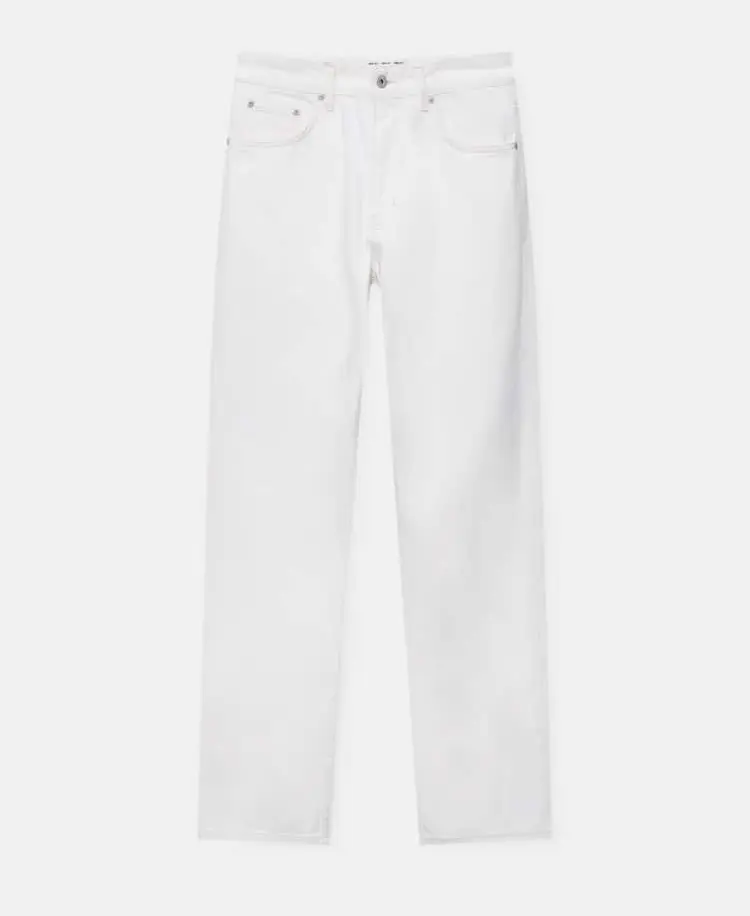 

Джинсы Pull&Bear Wide Leg, белый