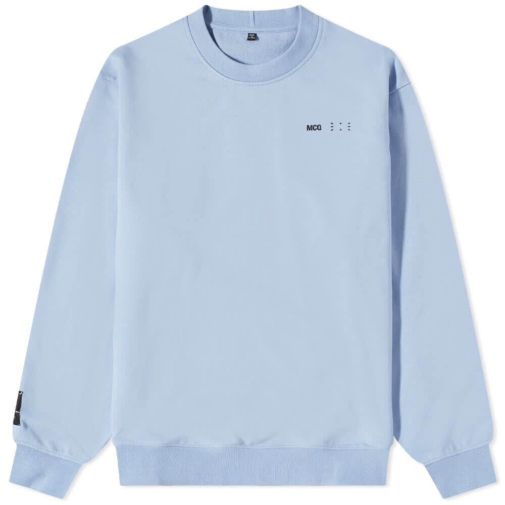 

Толстовка McQ Icon 0 Crew Sweat, Синий