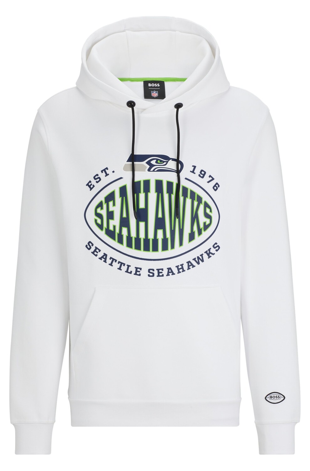 

Толстовка Boss X Nfl Cotton-blend With Collaborative Branding, Seahawks