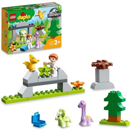 

Конструктор Lego 10938 Duplo Jurassic World питомник динозавров с фигурками маленьких динозавров