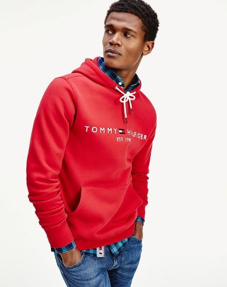 

Худи с логотипом Tommy Hilfiger, красный