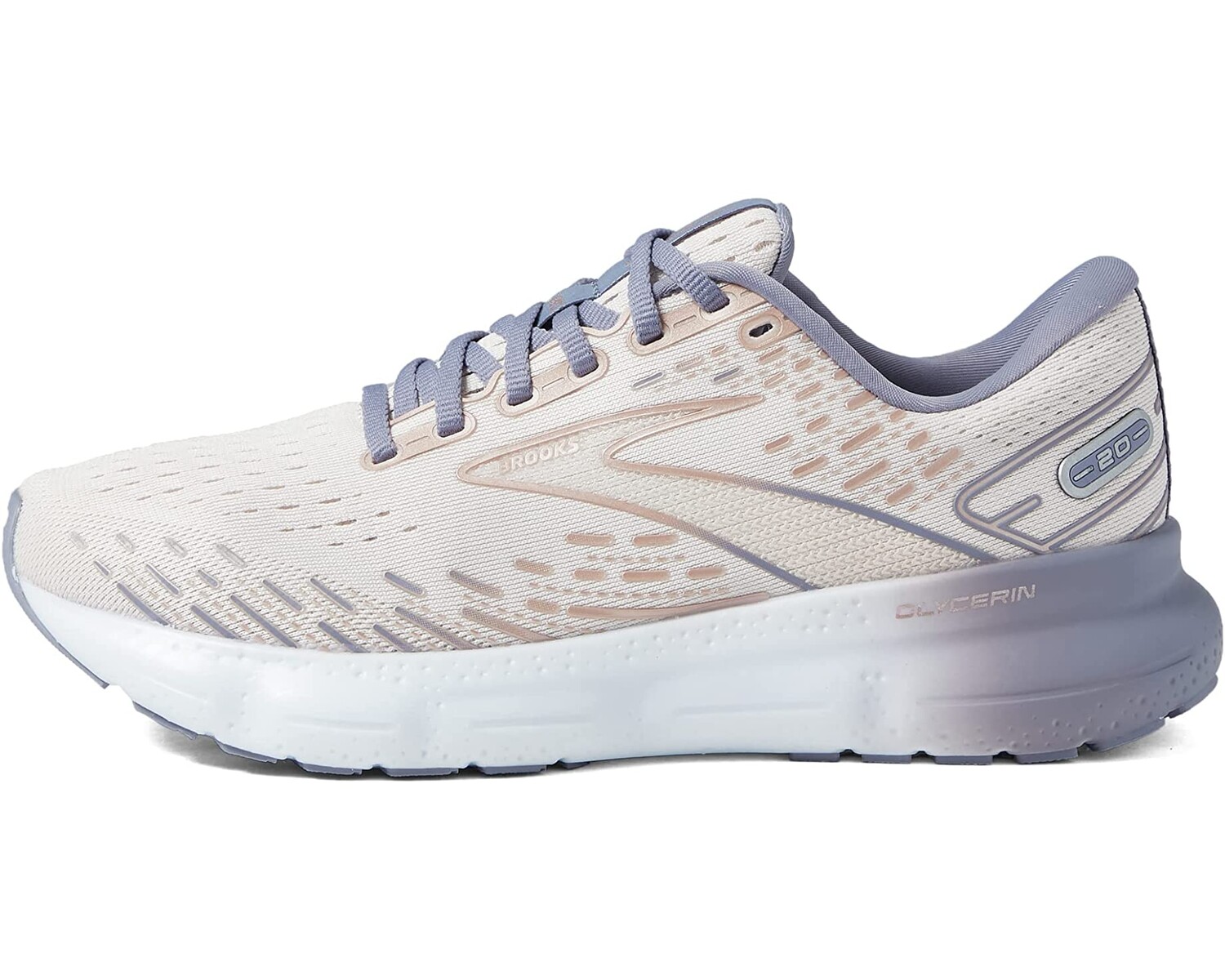 

Кроссовки Glycerin 20 Brooks, сиреневый, Розовый