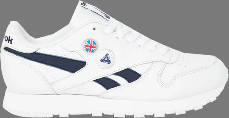 

Кроссовки palace x classic pump 'white vector navy' Reebok, белый