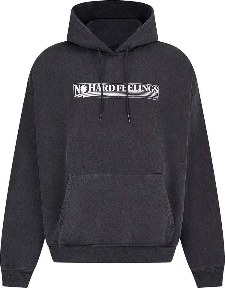 

Худи Martine Rose Oversized Hoodie 'Washed Black', черный