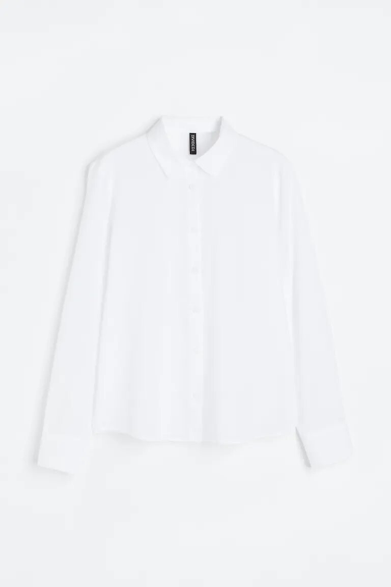 

Рубашка H&M Cotton, белый