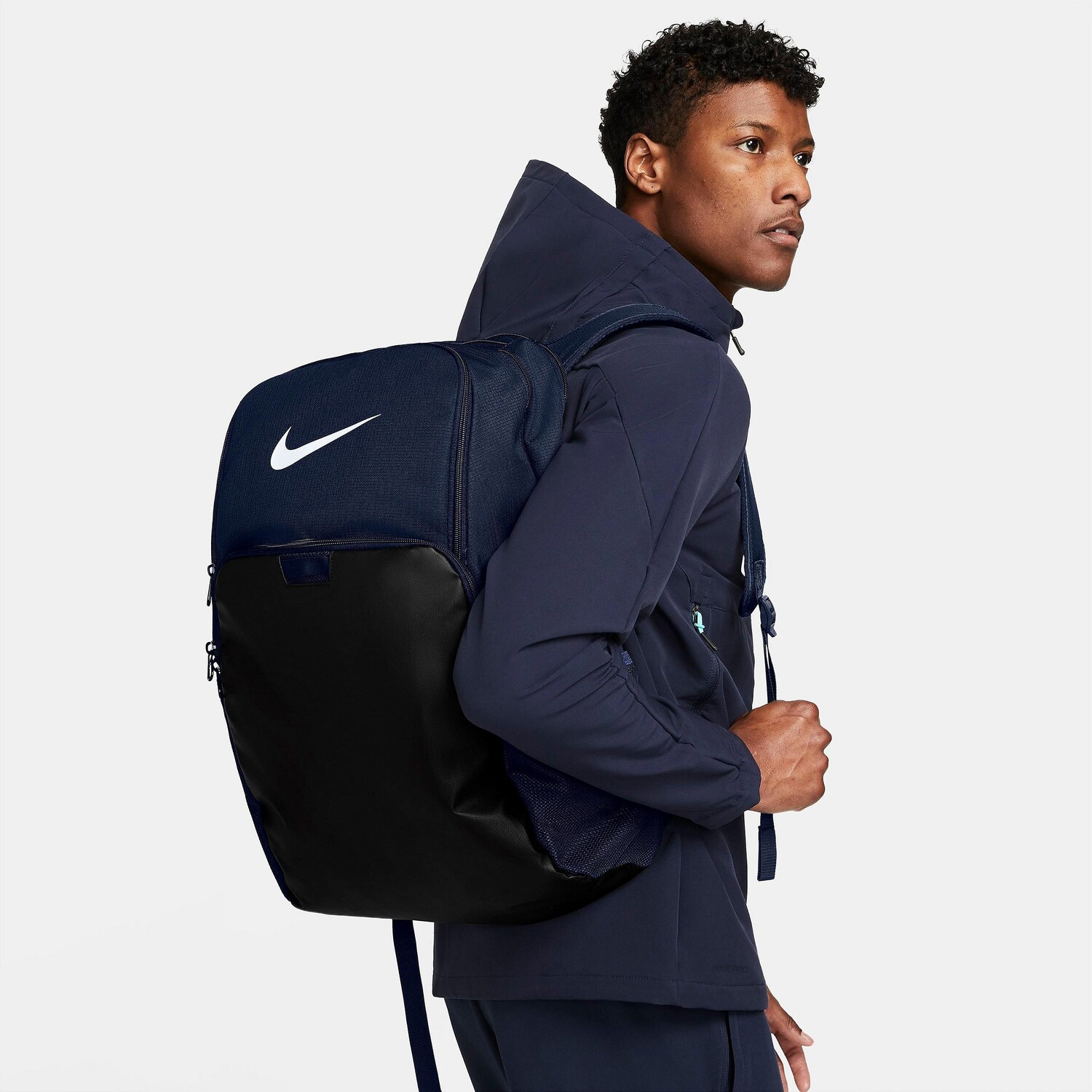 

Очень большой тренировочный рюкзак Nike Brasilia, синий